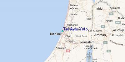 Mappa di Tel Aviv yafo 
